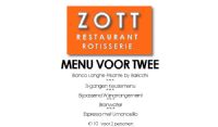 Restaurant Zott - Korting: 10 % korting op het 